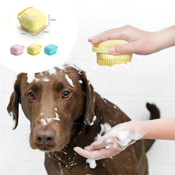 Silicone Dog Bath Brush & Massage Glove