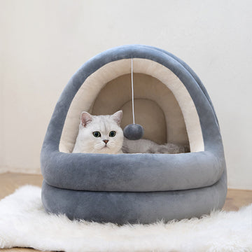 Plush Cat Bed House