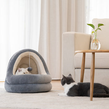 Plush Cat Bed House